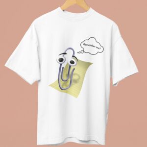 remember clippy microsoft tshirt