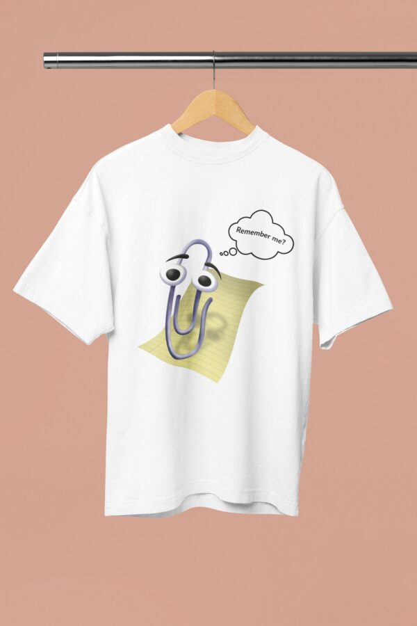 remember clippy microsoft tshirt