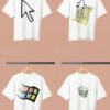 Vintage Windows Icons T-Shirt Bundle – 4 Retro Designs